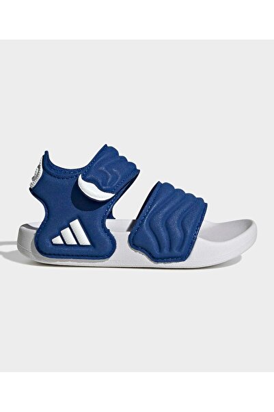 adidas Adilette Velcro Closure Sandals - Royal Blue/Cloud White