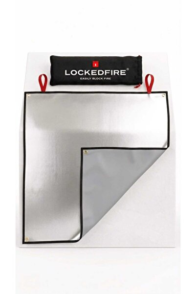 LOCKEDFIRE Yanmaz Soba Altı Matı 50x50 cm - Kamp Çadırı Isı Yalıtım Ve Zemin ...