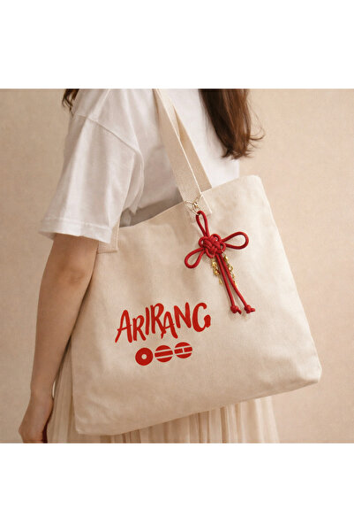 Stayberry Store BTS Arirang Charm’lı Modern Kanvas Çanta