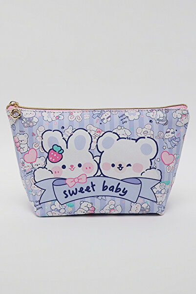 R&B Printed Cosmetic Pouch