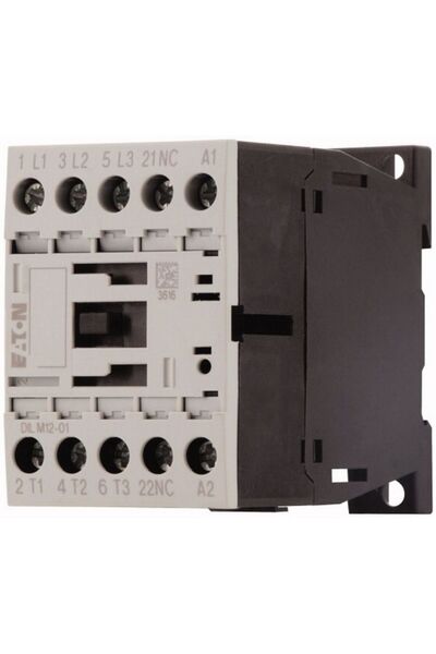Eaton DILM12-01(110V50HZ,120V60HZ) GÜÇ KONTAKTÖRÜ (AC BOBİN) 12A 1NK