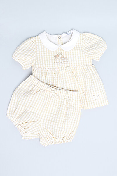 R&B Checked Top and Shorts Set