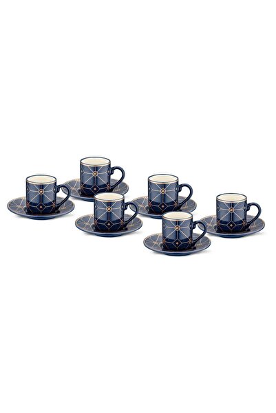 Jumbo Line 6'lı Kahve Fincan Takımı