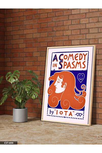 Evinemoda Ένα έργο τέχνης κωμικής ταιριάσματος, μονοκόμματο ζωγραφική σε ξύλι...