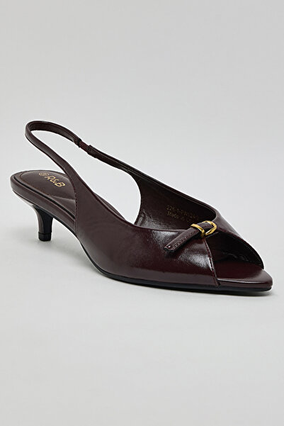R&B Peep Toe Slingback Sandals