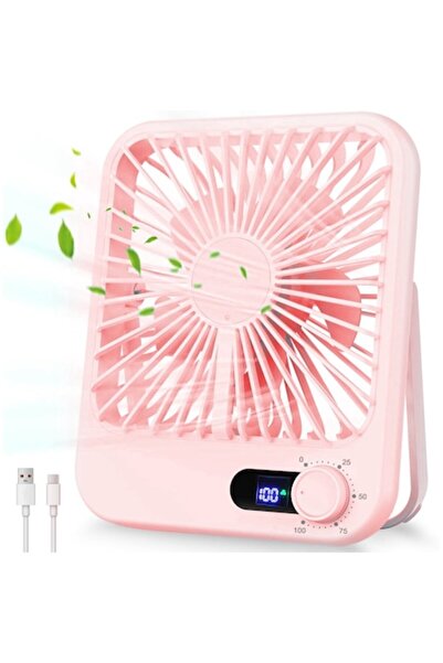 YSBER Φορητός Ανεμιστήρας, 100 Επίπεδα Ταχύτητας, Ρυθμιζόμενη Γωνία, Για Γραφ...