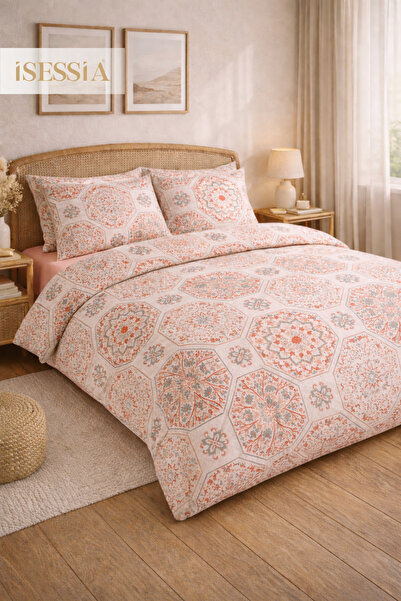 Isessia Σετ Παπλωματοθήκης Noa Double με Ελαστικά Σεντόνια