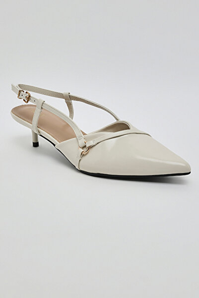 R&B Glossy Slingback Pumps