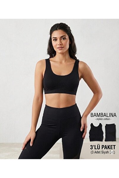 Anıt 3'lü Paket Kalın Askılı Büstiyer