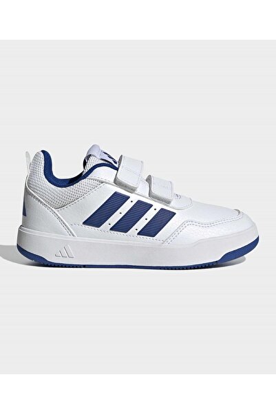 adidas حذاء تينسور سبورت 3.0 بإغلاق فيلكرو - أبيض سحابي / أزرق ملكي