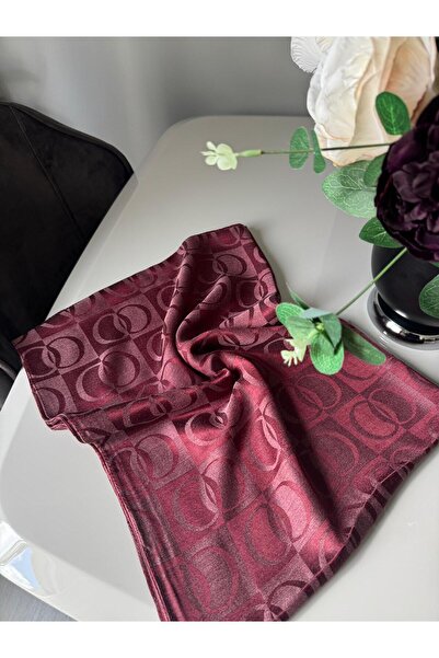 qubrabutik HALKA DESEN MUADİL İMA İPEKSİ JAKAR PEMBE ŞAL