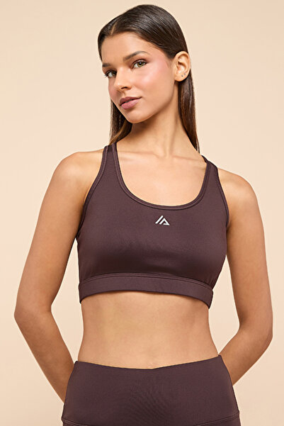 R&B Logo Detail Sports Bra