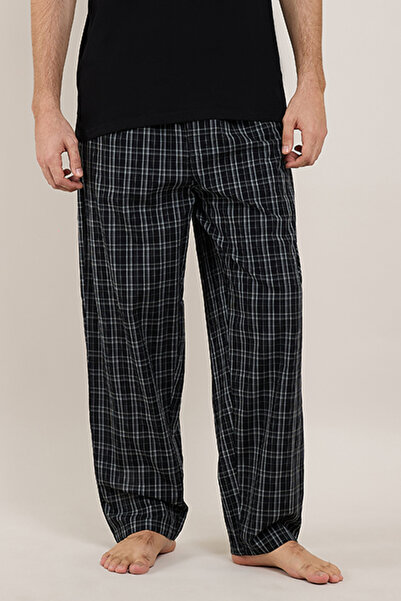 R&B Plaid Lounge Pants with Drawstring Waist