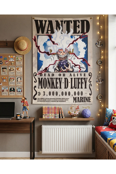 Touz Moda Anime One Piece Luffy Duvar Halısı