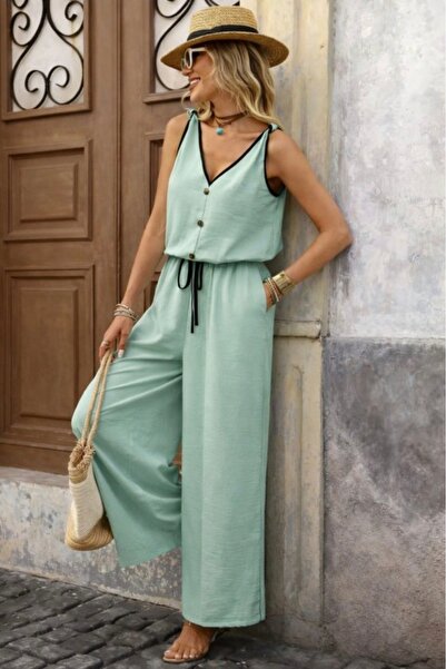 HYEM Ολόσωμη φόρμα - Τυρκουάζ - Casual