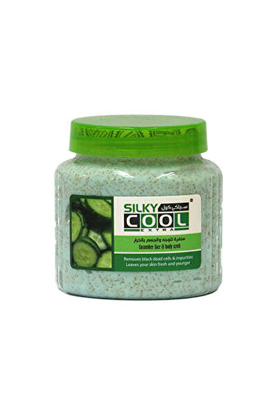 Silky Cool Cucumber Face & Body Scrub Exfoliating Removes Dead Skin Refreshin...