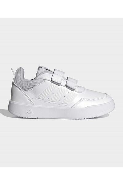 adidas حذاء تينسور سبورت 3.0 بإغلاق فيلكرو - أبيض سحابي/رمادي