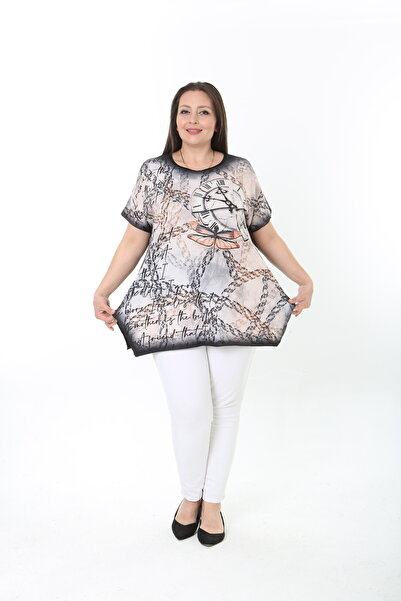 XL Modam ΓΥΝΑΙΚΕΙΟ ΤΟΥΝΙΚ ΜΕ ΨΗΦΙΑΚΗ ΕΚΤΥΠΩΣΗ ΚΟΝΤΟΜΑΝΙΚΟ ΜΕΓΑΛΟ ΜΕΓΕΘΟΣ