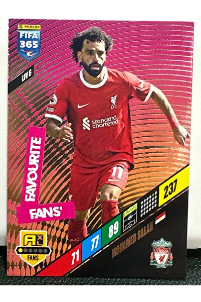 Panini المشجعون المفضلون محمد صلاح LIV6