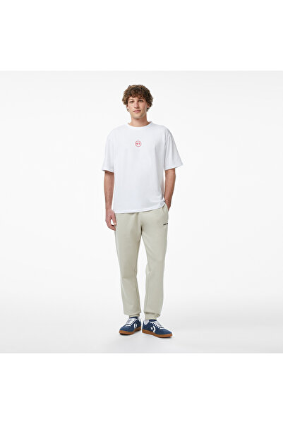 United4 United4 Regular Fit Men's Cream Sweatpants