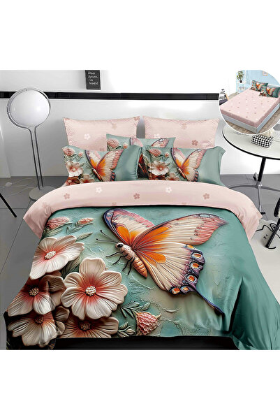 OEM Bed linen with elastic for double bed 2 people, PRV, Finet 4 pieces, AURA...