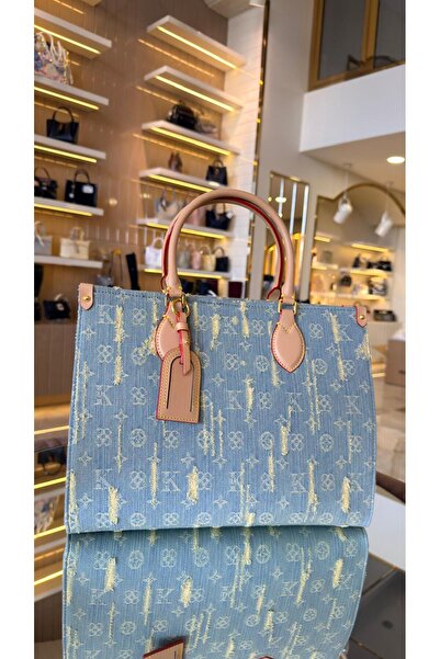 DUYGUSHOESBAG حقيبة نسائية مربعة كبيرة الحجم من جين مستوردة