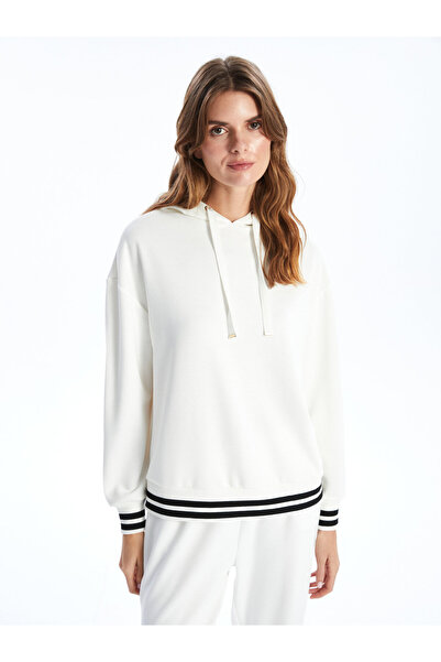 LC Waikiki Striped Oversize Women's Hoodie