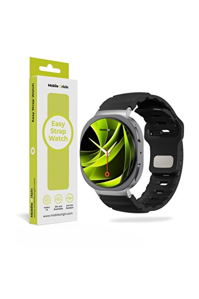 Mobile Origin Εύκολο Λουράκι Galaxy Watch 8 Μαύρο