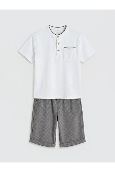 LC Waikiki Timeless Clothing & Timeless Choices Embroidered Boys' Suit