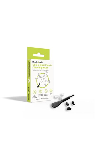Mobile Origin USB-C Προστατευτικό Στεγανοποίησης από Σκόνη & Βούρτσα Καθαρισμ...