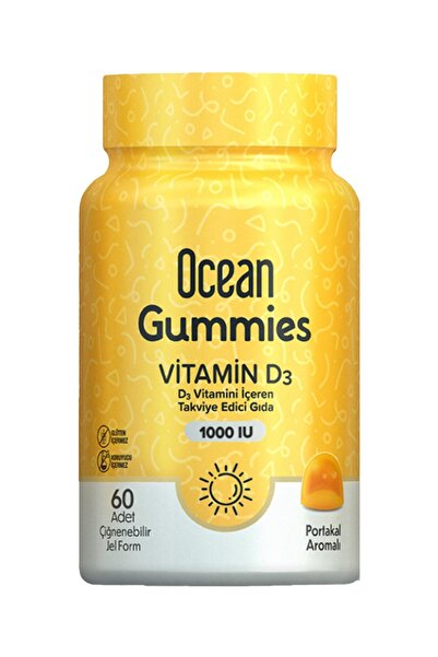 Seddar Collection Ocean Gummies Vitamin D3 60 Çiğneme Form