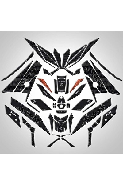 Redline Grafik Redlinegrafik Xmax 2018-2021 Uyumlu Karbon desen Full Sticker ...