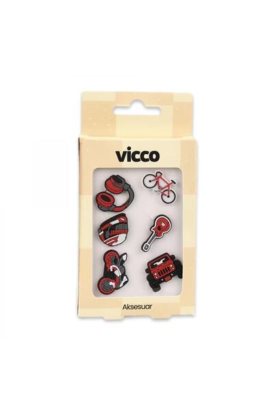Vicco 996.A26Y001 Charms 6 Pack Kırmızı Unisex Trend