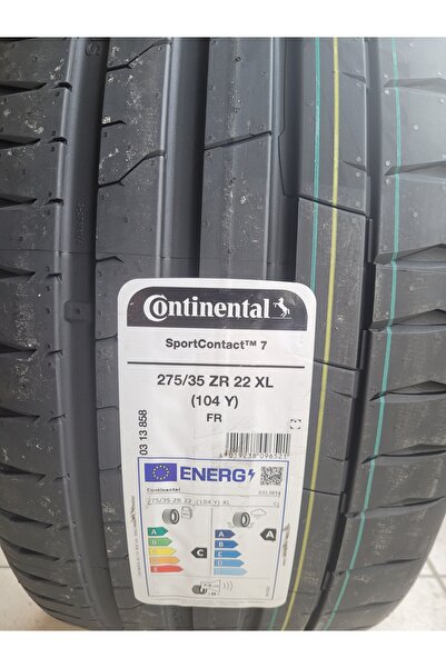Continental 275/35R22 Sport Contact7 104Y XL FR Set Olarak (4 ADET) Yazlık 20...
