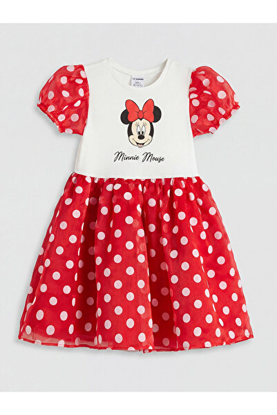 LC Waikiki Rochie pentru fetiță cu imprimeu Minnie Mouse