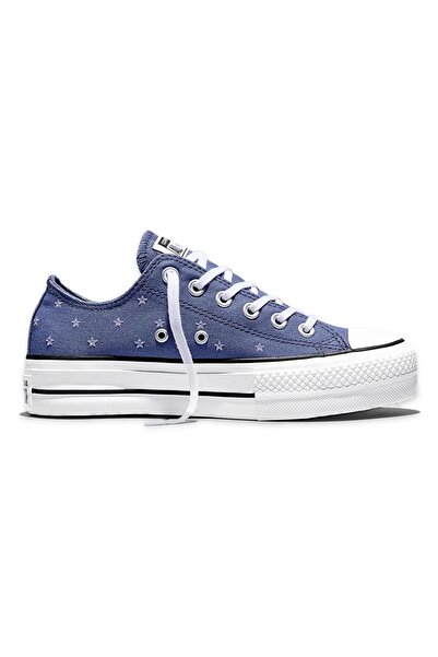 Converse A16114C حذاء تشاك تايلور أول ستار ليفت بلاتفورم مطرز بالنجوم باللون ...