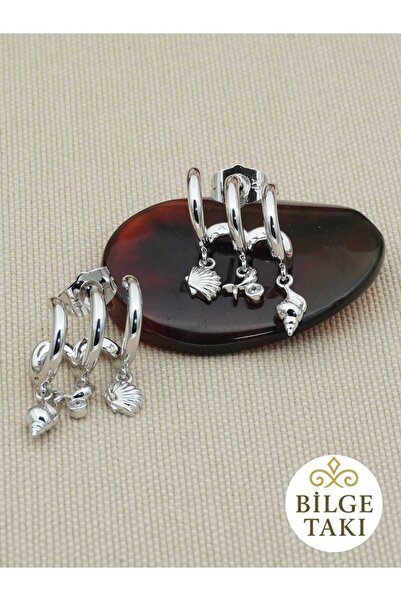 Bilge Takı Vip Three-View Summer and Sea Themed Xuping Earrings, Non-Tarnishi...
