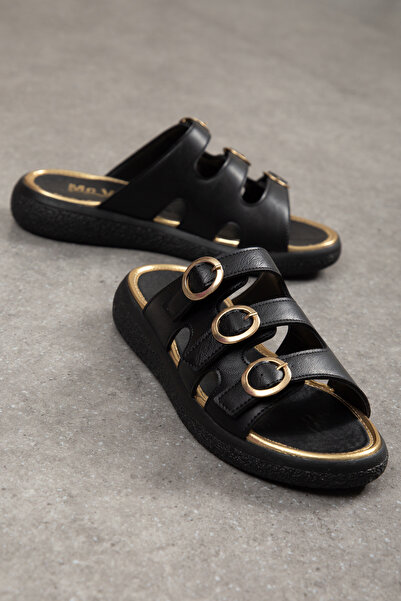 Mc vay Shoes 007 Ειδικής Παραγωγής Έξυπνες Γυναικείες Παντόφλες με Χρυσή Σόλα...