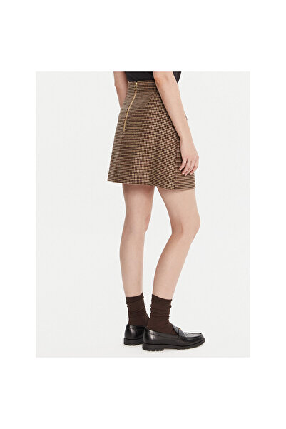 Barbour Fustă de damă mini maro, alb-crem Sophia LSK0130MI11