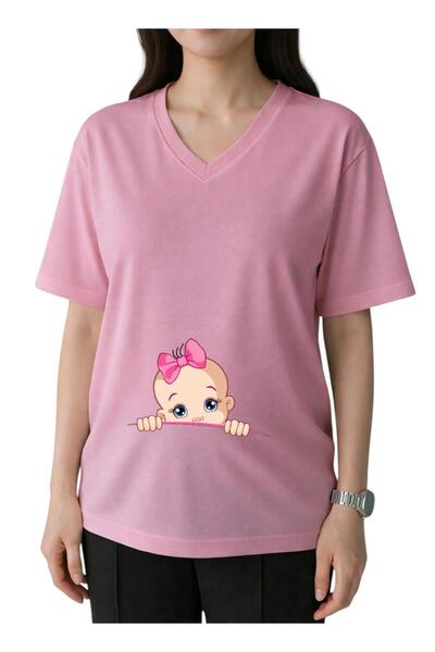 E-ROMA ΜΠΛΟΥΖΑΚΙ ΕΓΚΥΜΟΝΩΝ ΜΕ ΣΤΑΜΠΑ ΜΩΡΟΥ ΚΑΙ ΛΕΓΑΝΗΜΕΝΗ ΕΚΠΛΗΞΗ, ΜΕ ΛΑΙΜΟΚΟ...