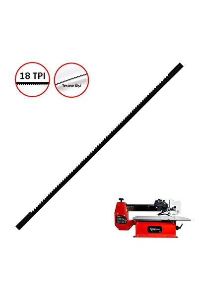 Rox 0365 Dekupaj Kıl Testere Ucu 133 mm Z:18 (10'lu Paket)
