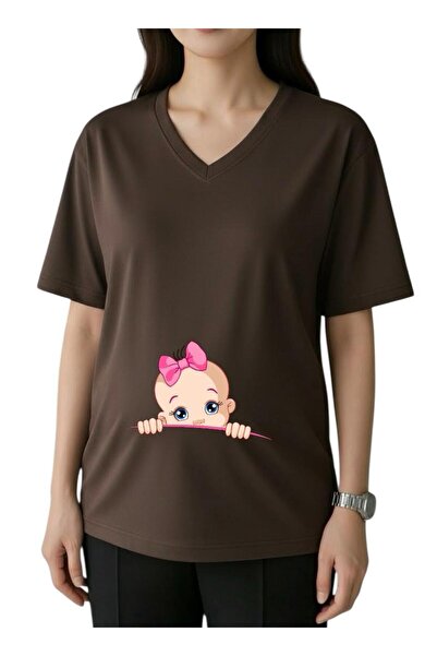 E-ROMA ΜΠΛΟΥΖΑΚΙ ΕΓΚΥΜΟΝΩΝ ΜΕ ΣΤΑΜΠΑ ΜΩΡΟΥ ΚΑΙ ΛΕΓΑΝΗΜΕΝΗ ΕΚΠΛΗΞΗ, ΜΕ ΛΑΙΜΟΚΟ...