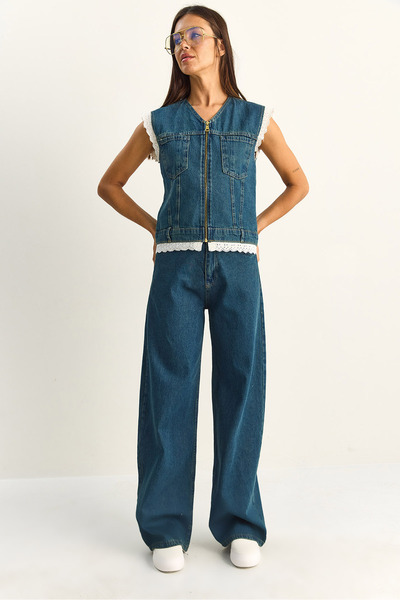 Bianco Lucci Σετ δύο τεμαχίων - Ναυτικό μπλε - Regular