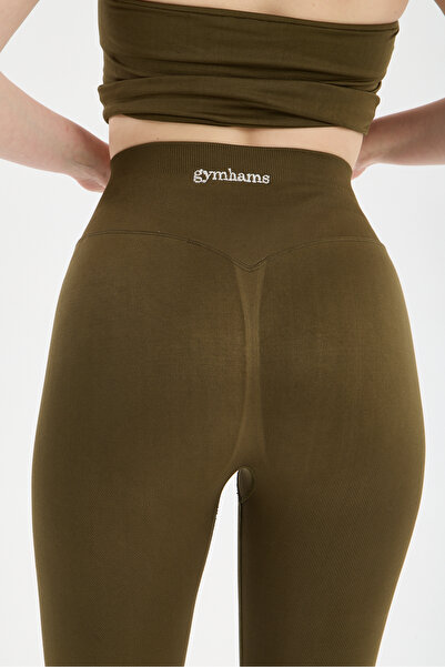 gymhams CloudSoft Αθλητικό κολάν χωρίς ραφές με V-κόψιμο στην πλάτη - Μη εμφα...