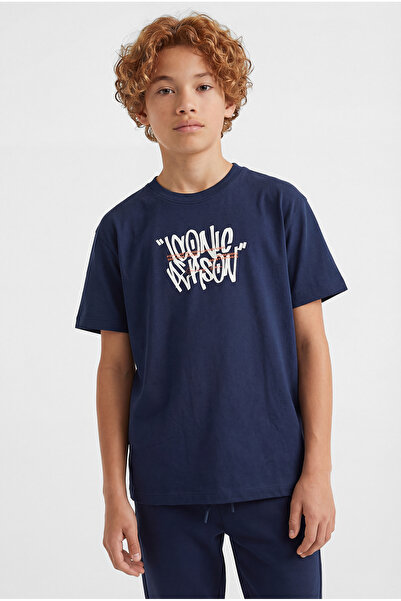 PAULMARK Μπλουζάκι για αγόρια με στάμπα σε μεγάλο μέγεθος