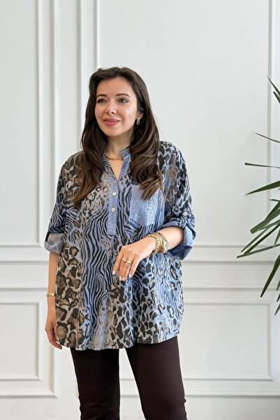 yb yağmur butik Πουκάμισο - Πολύχρωμο - Casual