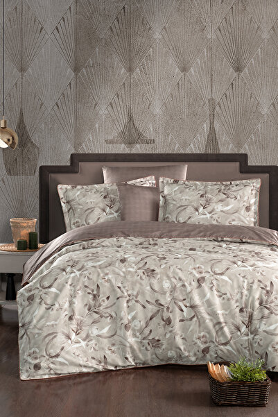 First Choice Σετ διπλού παπλωματοθήκης Kiana 100% βαμβάκι 300 TC (120 νήματα)