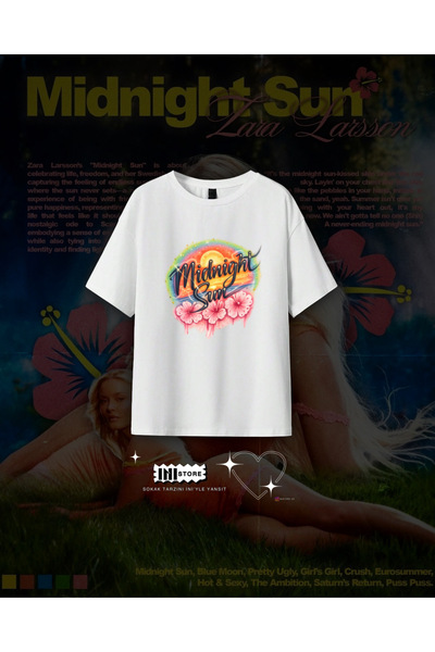 Store Larsson Midnight Sun Regular Kalıp T-shirt