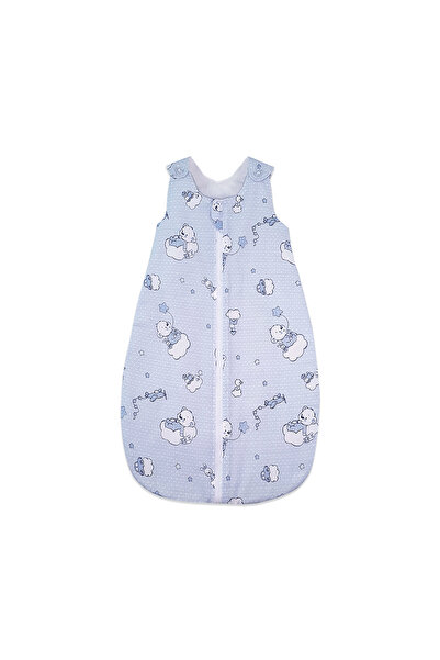 kidsdecor Sleeping bag for children 3-9 months, Martinique Bear blue, thickne...