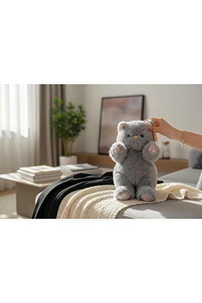 onestophube Sevimli Patili Peluş Kedi 40 cm – Ultra Yumuşak Tüylü Oyuncak, De...